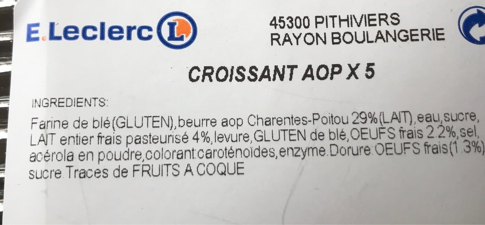 E.Leclerc Croissant aop *5 packshot