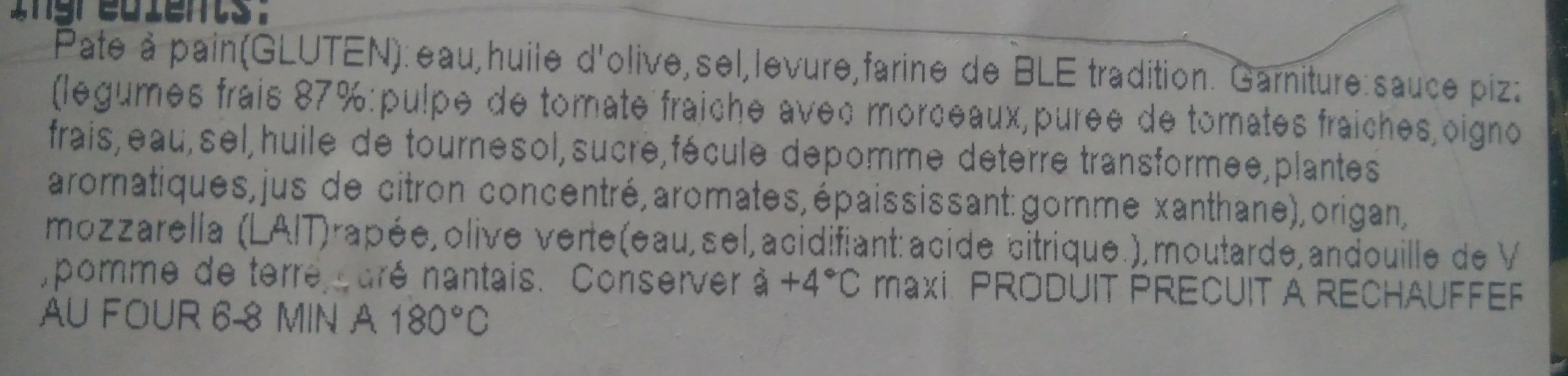 Open Food Facts Pizza Andouille curé Nantais packshot