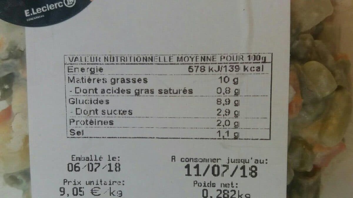 Open Food Facts Macedoine traiteur packshot
