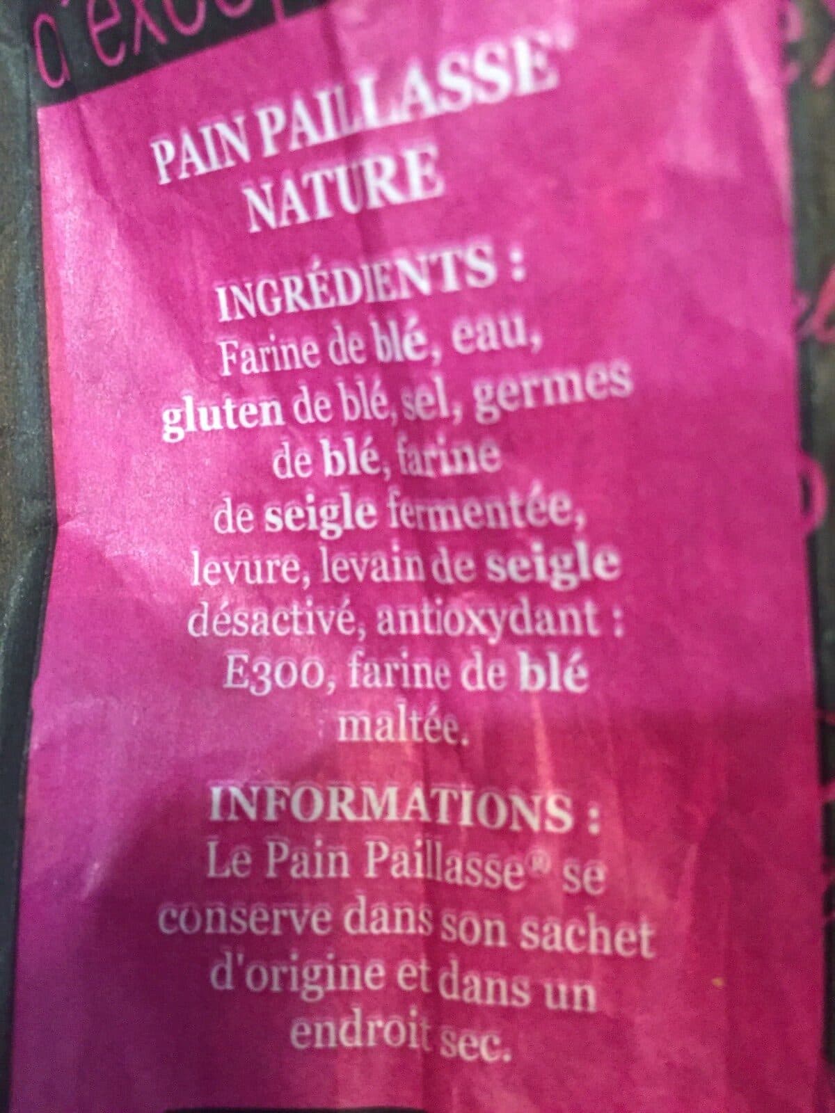 Open Food Facts Pain paillasse nature packshot