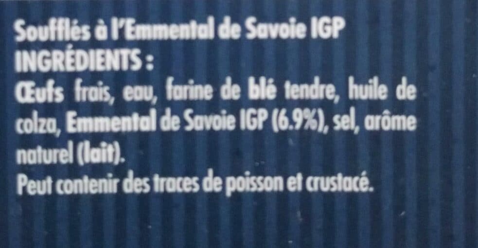Open Food Facts Suprêmes soufflés emmental de Savoie IGP packshot