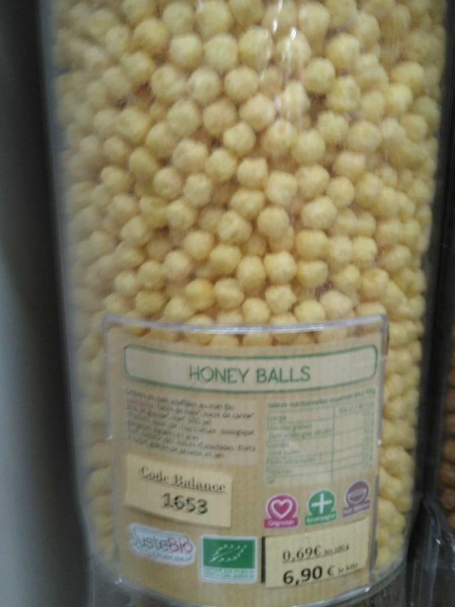 Open Food Facts Honey balls packshot