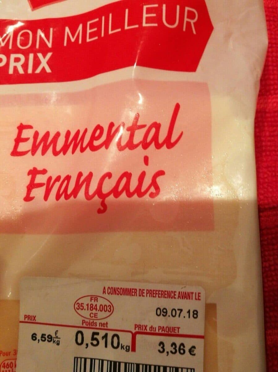 Open Food Facts Gruyère emmental FRANÇAIS packshot