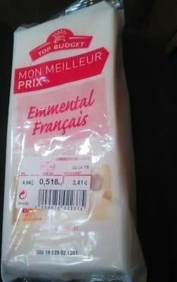 TOP BUDGET Emmental packshot