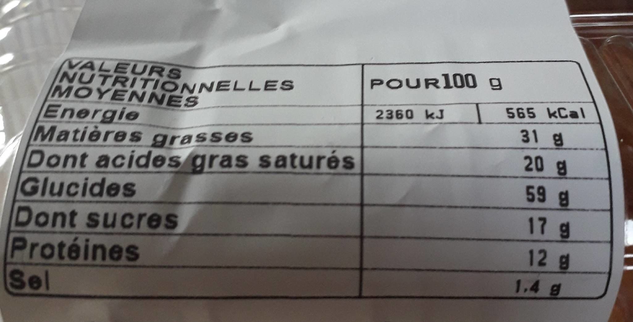 Open Food Facts 4 Viennoiseries au Beurre AOP packshot