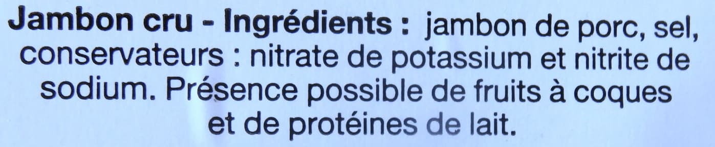 Aoste SNC Jambon cru de Pays packshot