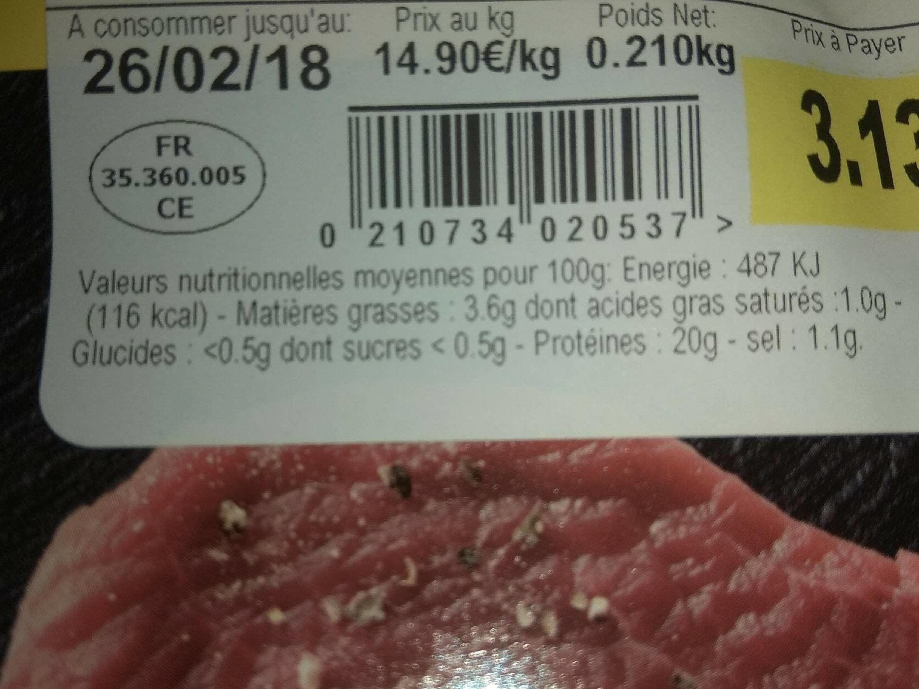 Jean Rozé Pavés marinés aux 2 poivres packshot