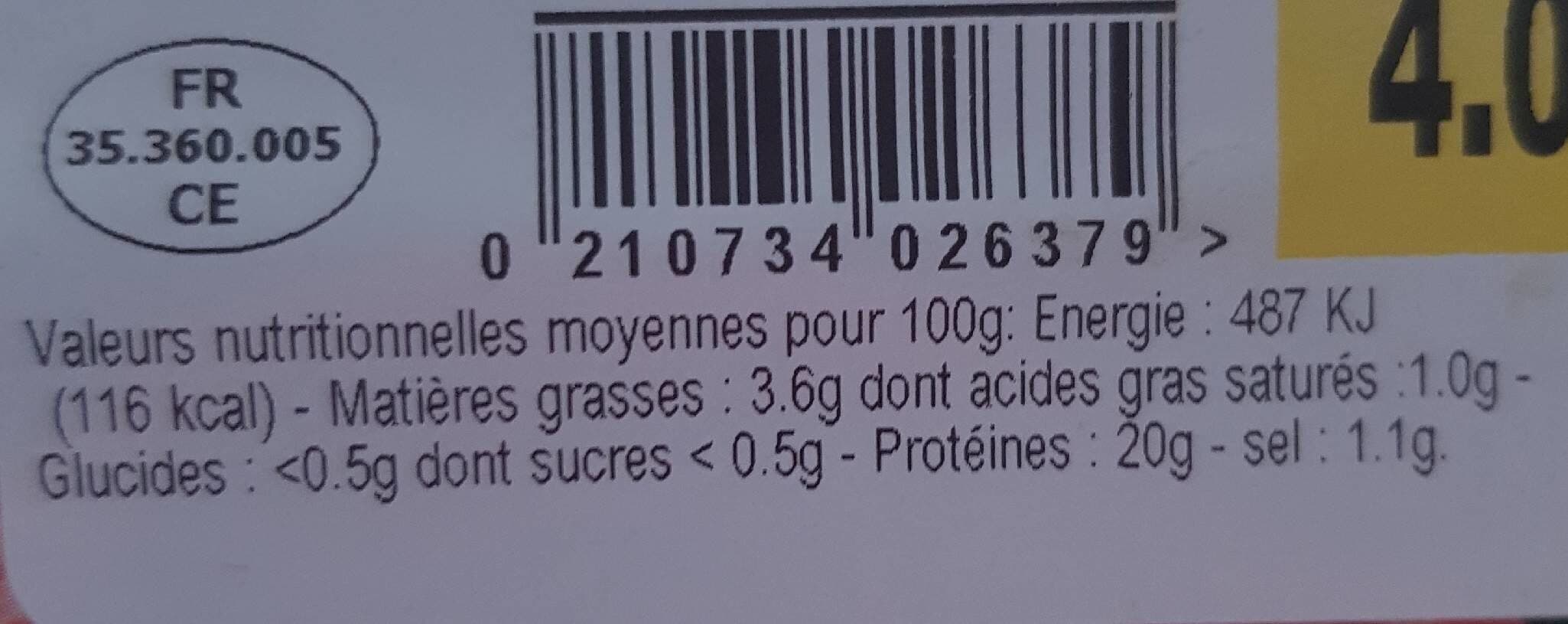 Open Food Facts Pavés marinés packshot