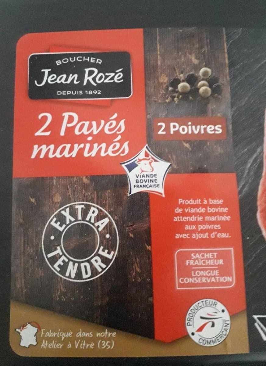 Open Food Facts Pavés marinés packshot