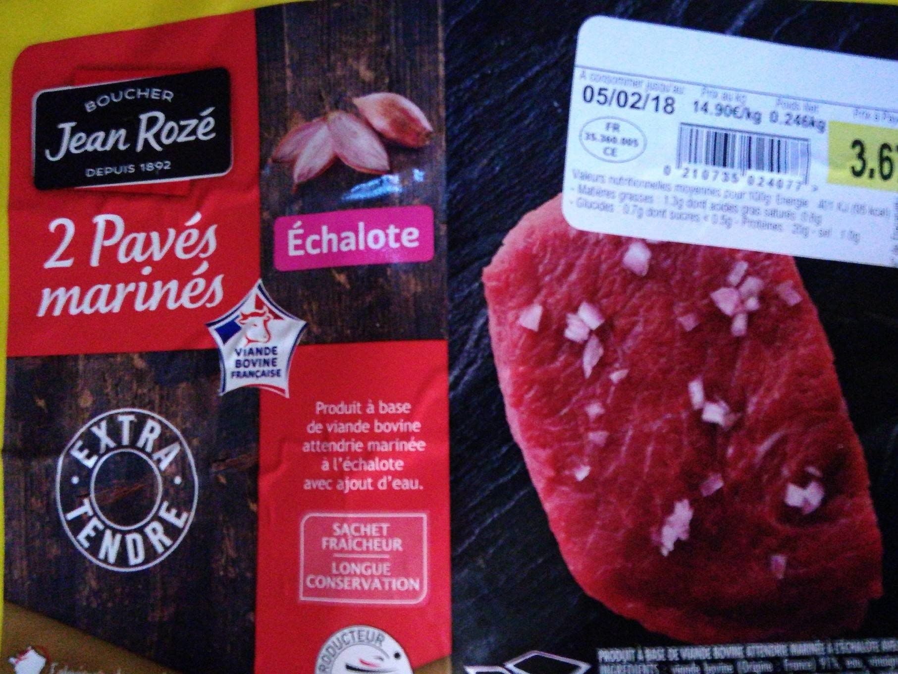 Jean Rozé Pavés marines échalotes packshot