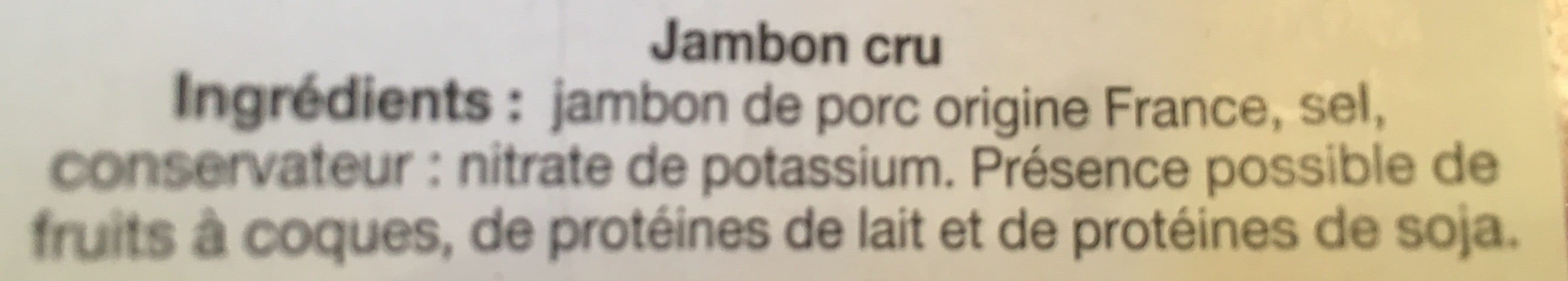Open Food Facts jambon cru aoste packshot