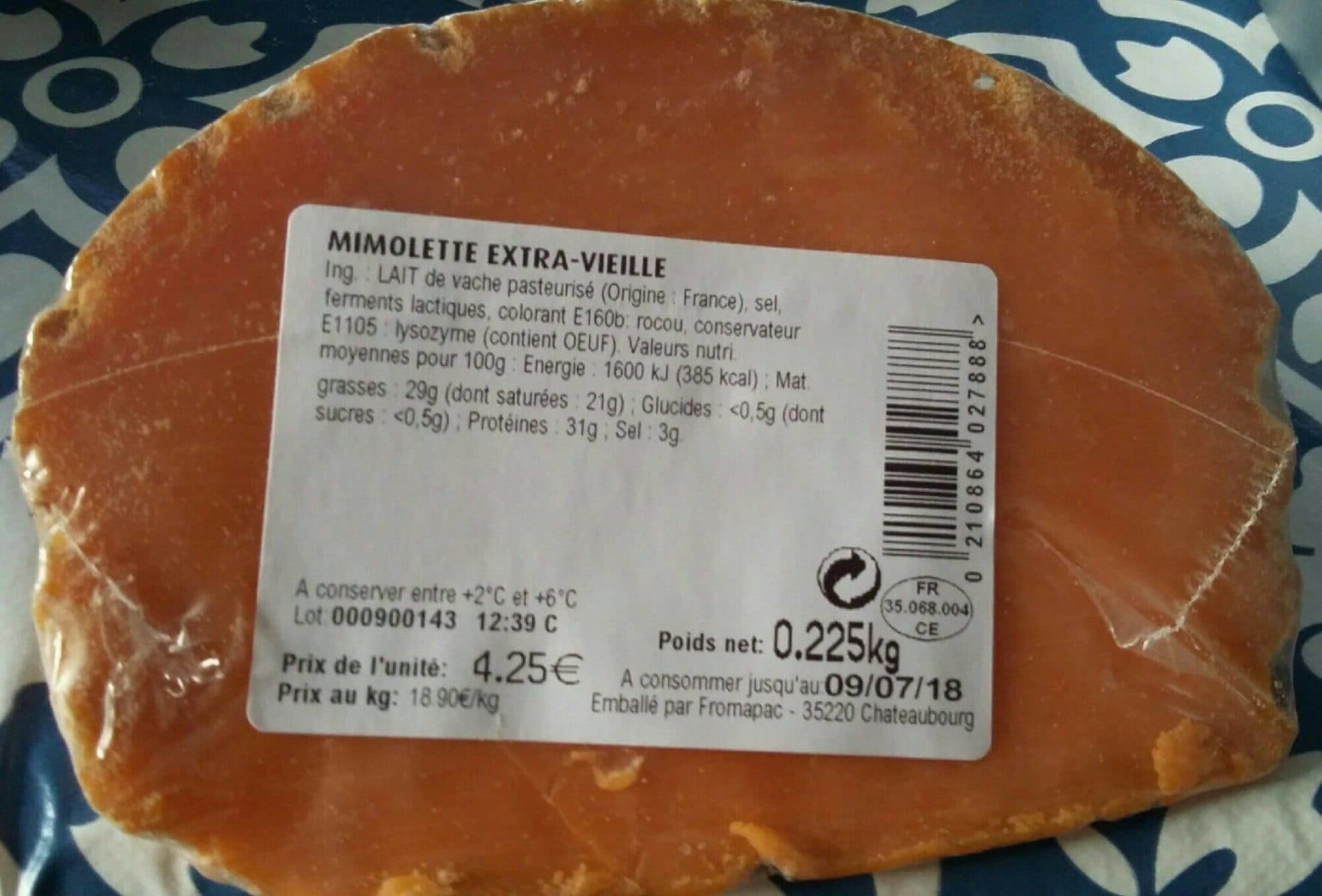 Open Food Facts Mimolette extra-veille packshot