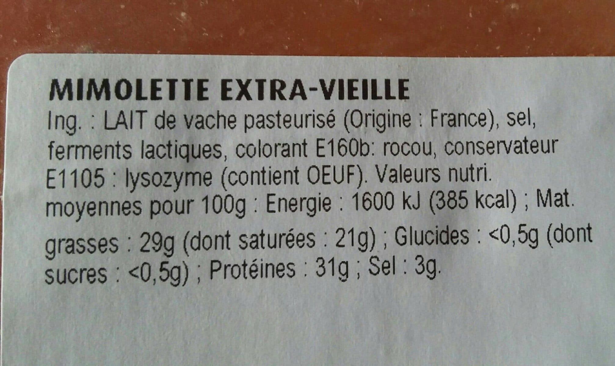 Open Food Facts Mimolette extra-veille packshot