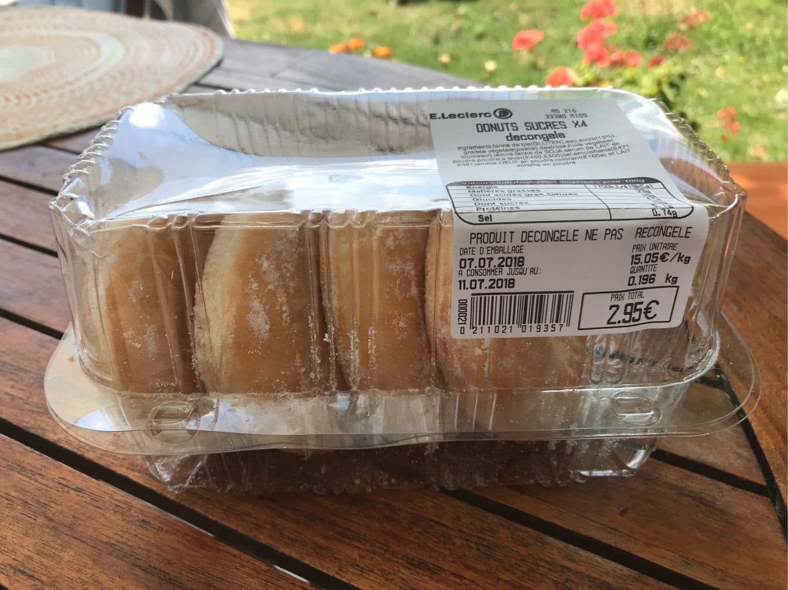 Open Food Facts Donuts naures sucrés packshot