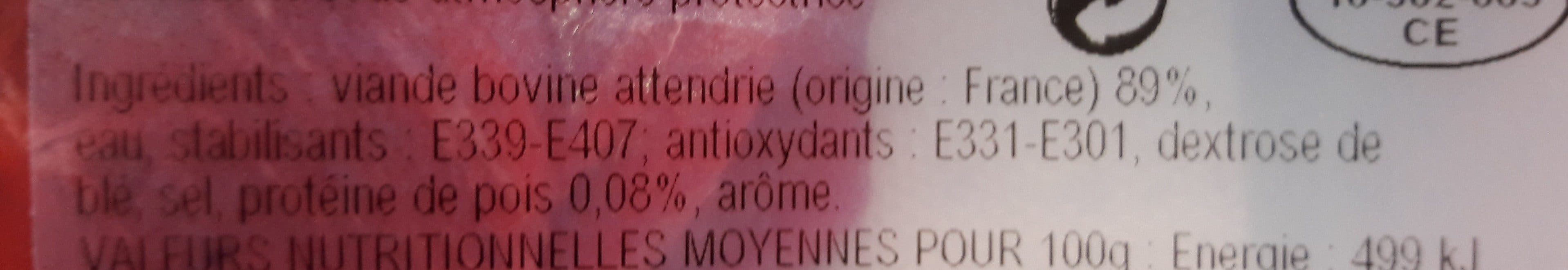 Open Food Facts 2 Steaks attendris packshot
