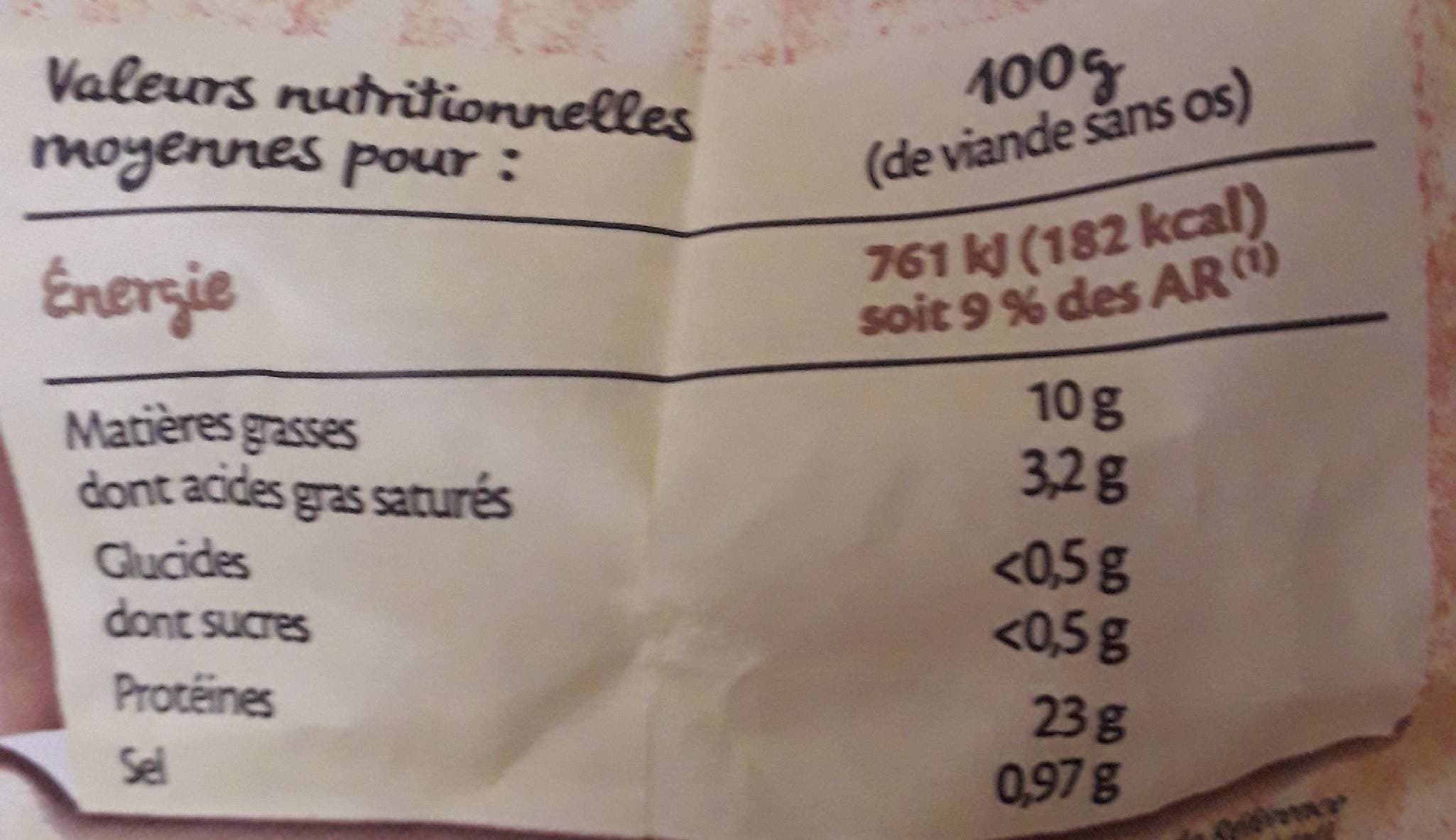 Open Food Facts Poulet rôti packshot