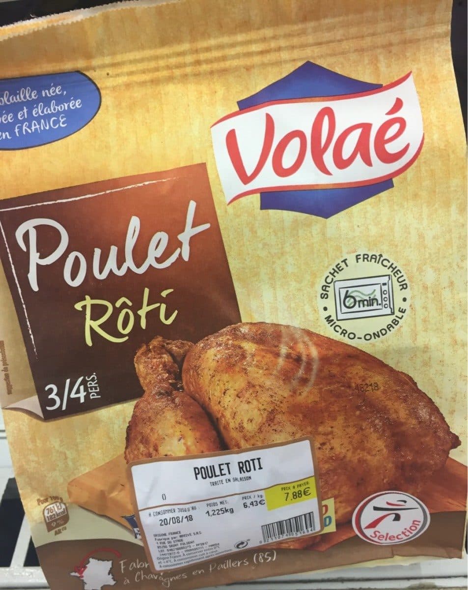 Open Food Facts Poulet roti packshot