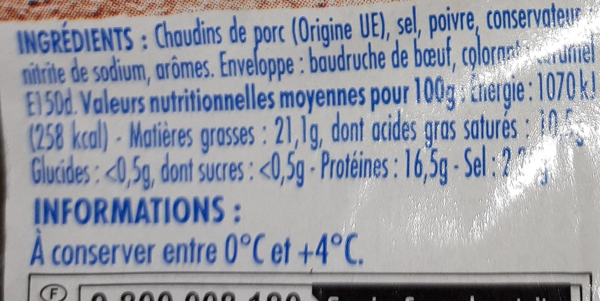 Open Food Facts Véritable andouille de Guéméné packshot