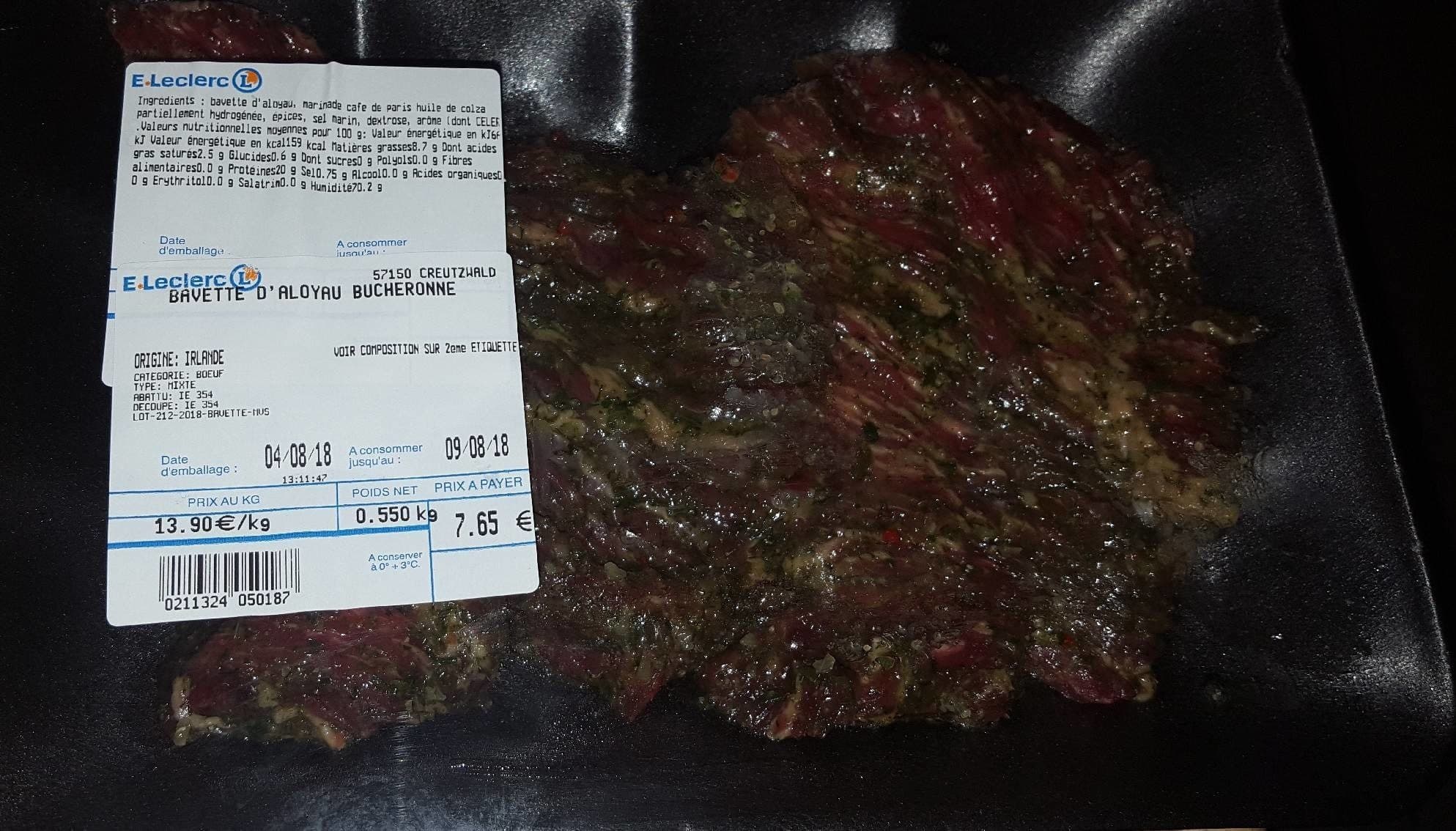Open Food Facts Bavette D'Aloyau Bucheronne packshot