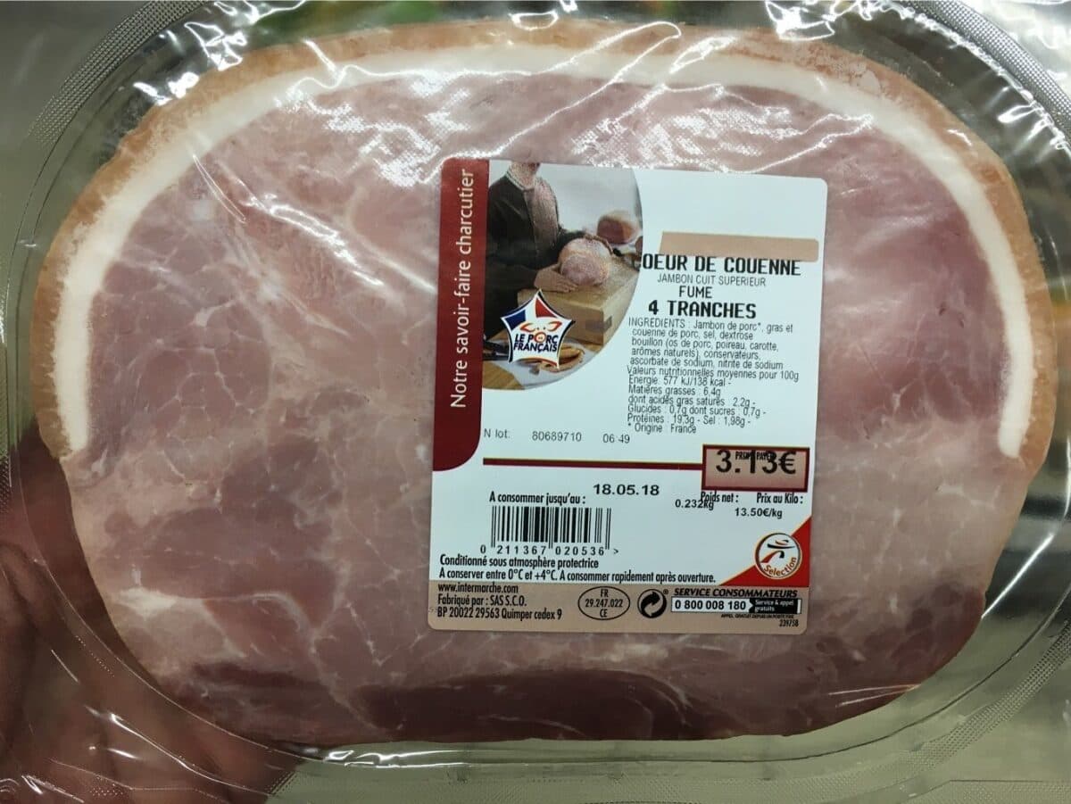 Open Food Facts Coeur de couenne packshot