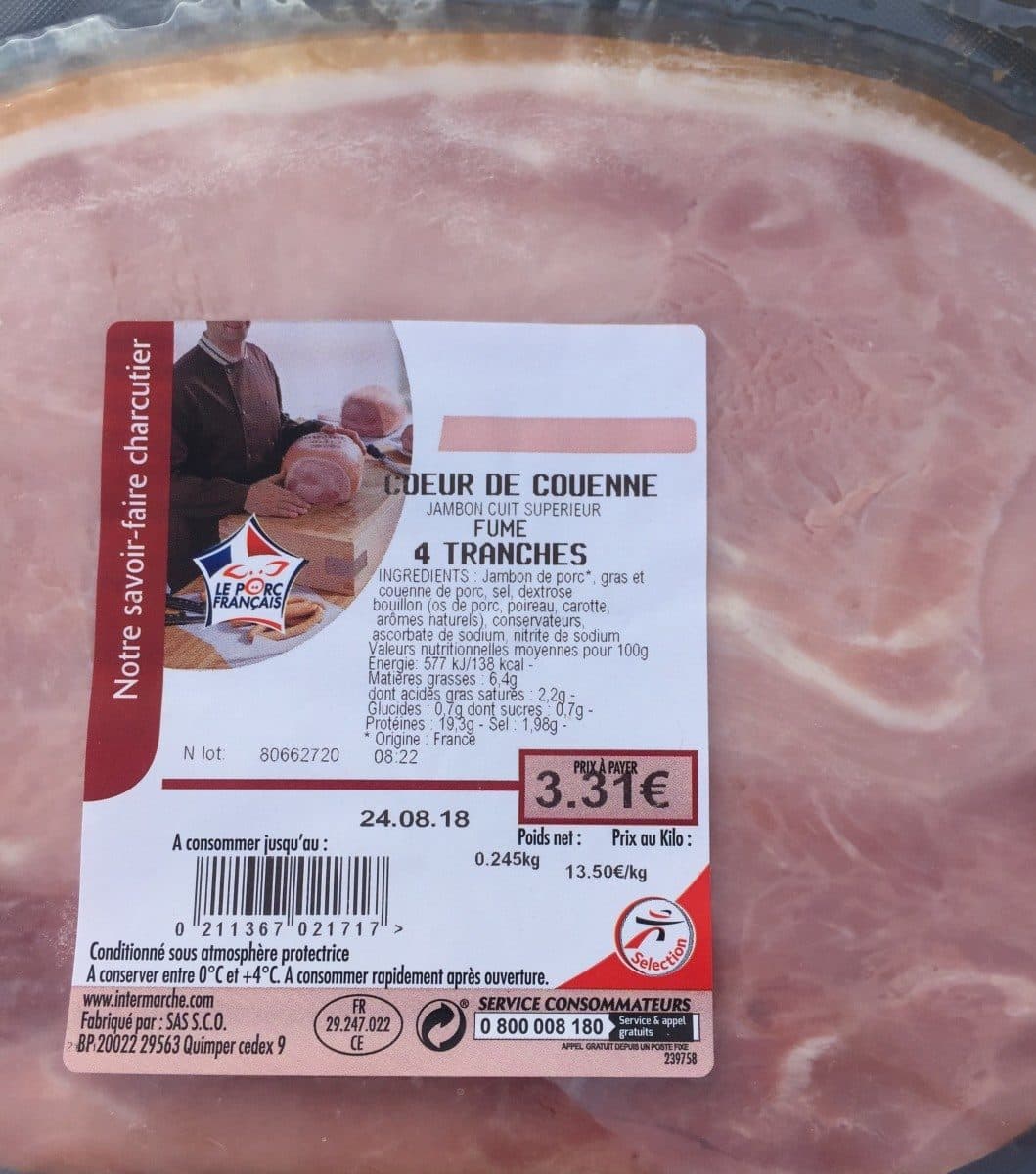 Open Food Facts Coeur de couenne packshot
