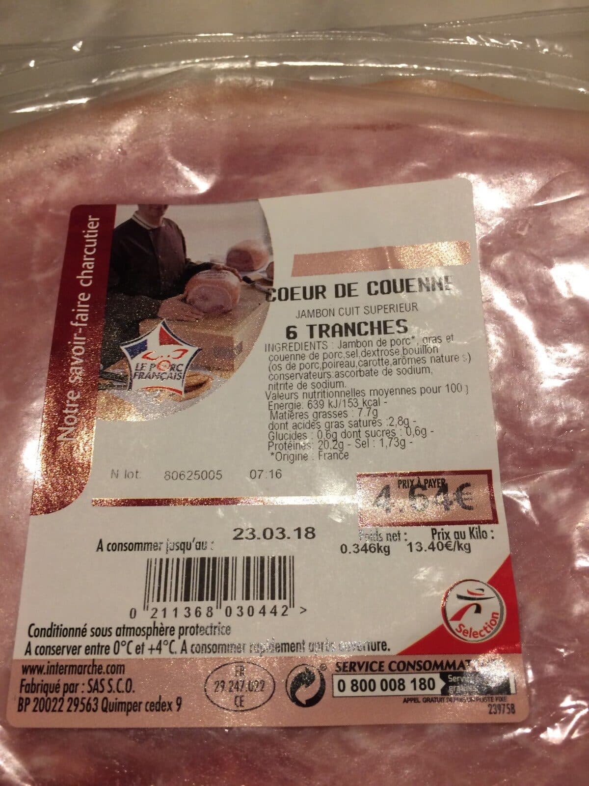 Open Food Facts Coeur de couenne packshot