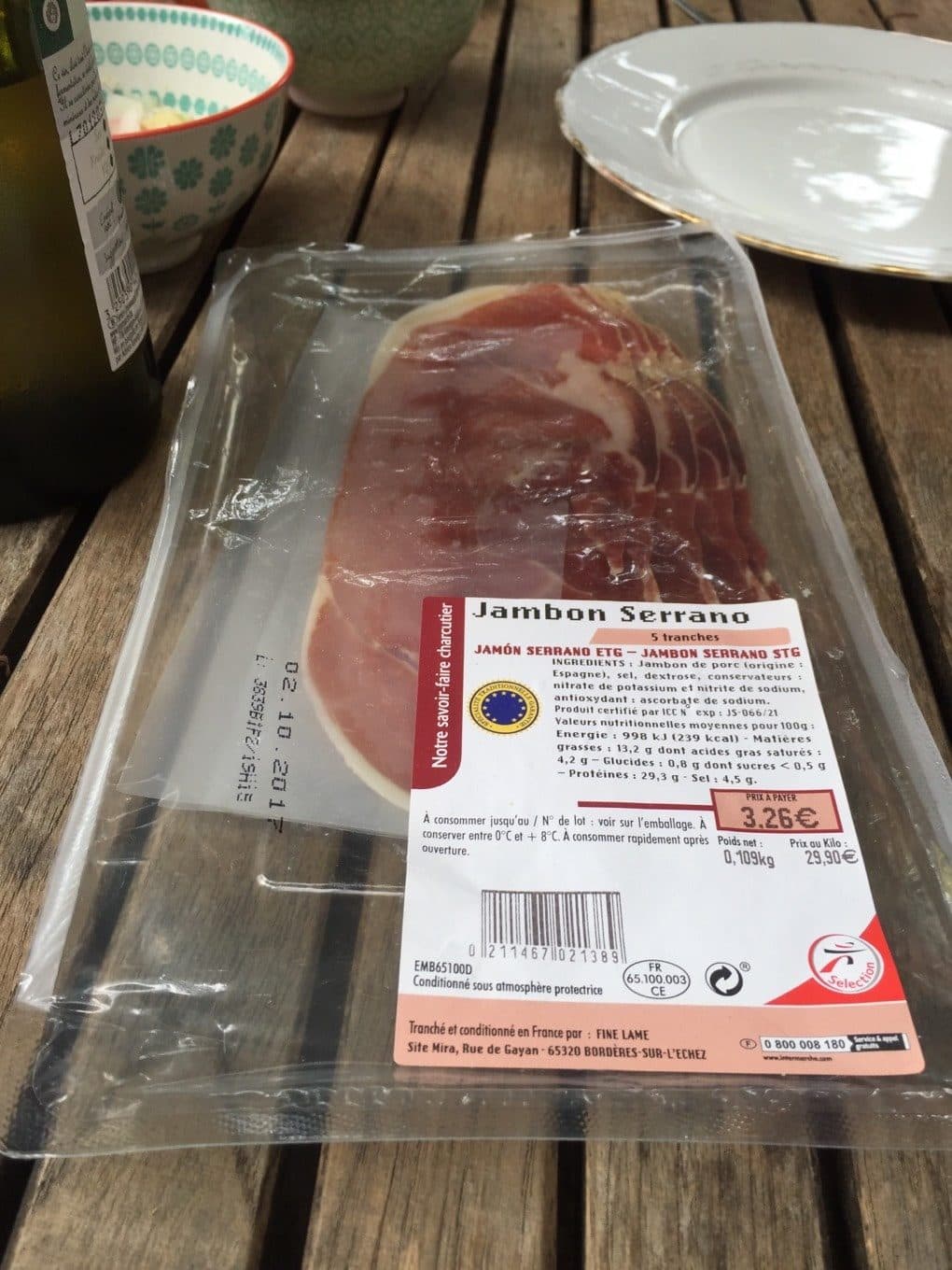 Intermarché Jambon serrano packshot