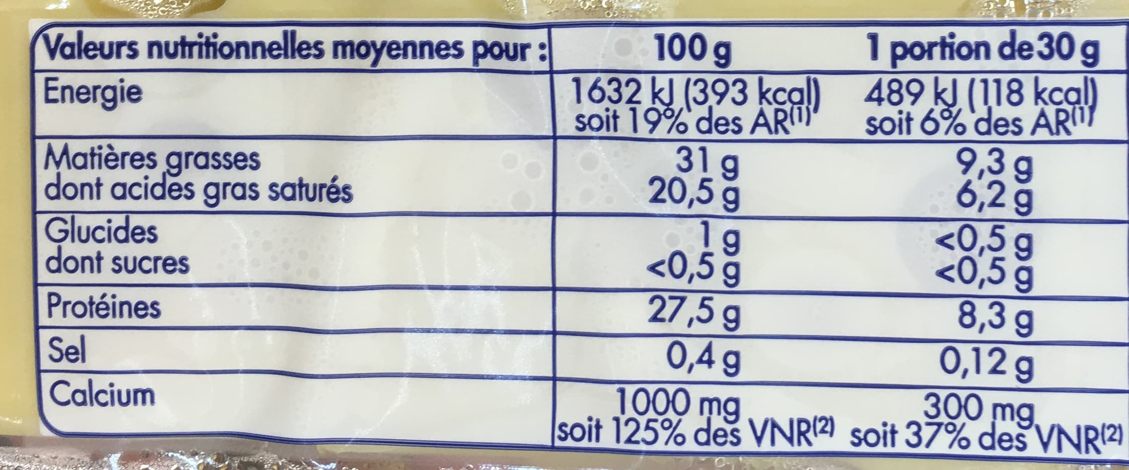 Pâturages Emmental au lait cru packshot