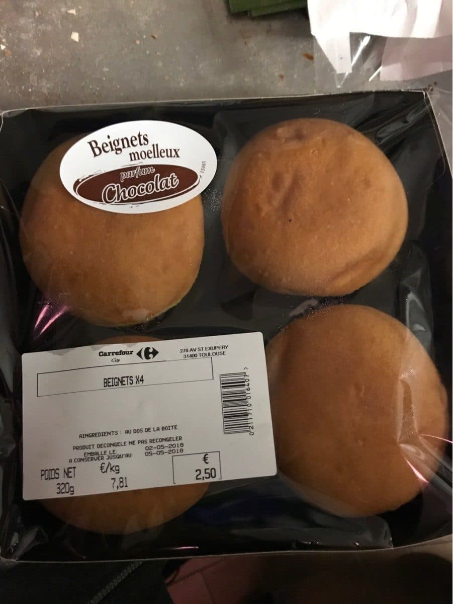 Open Food Facts Beignet chocolat packshot