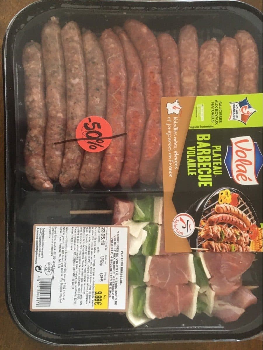 Open Food Facts Plateau barbecue volaille packshot
