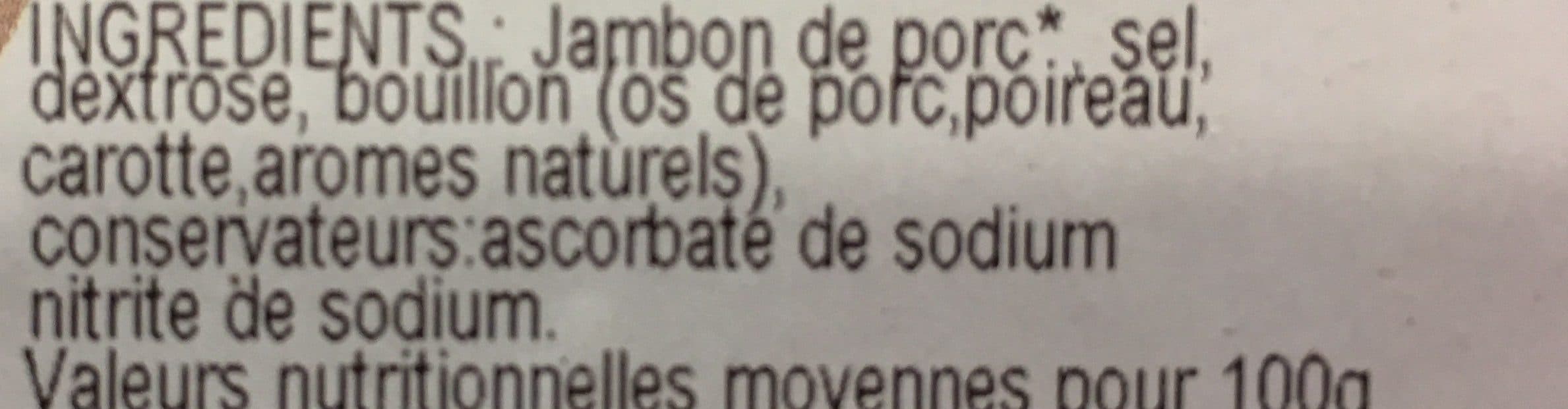 Open Food Facts Jambon blanc packshot