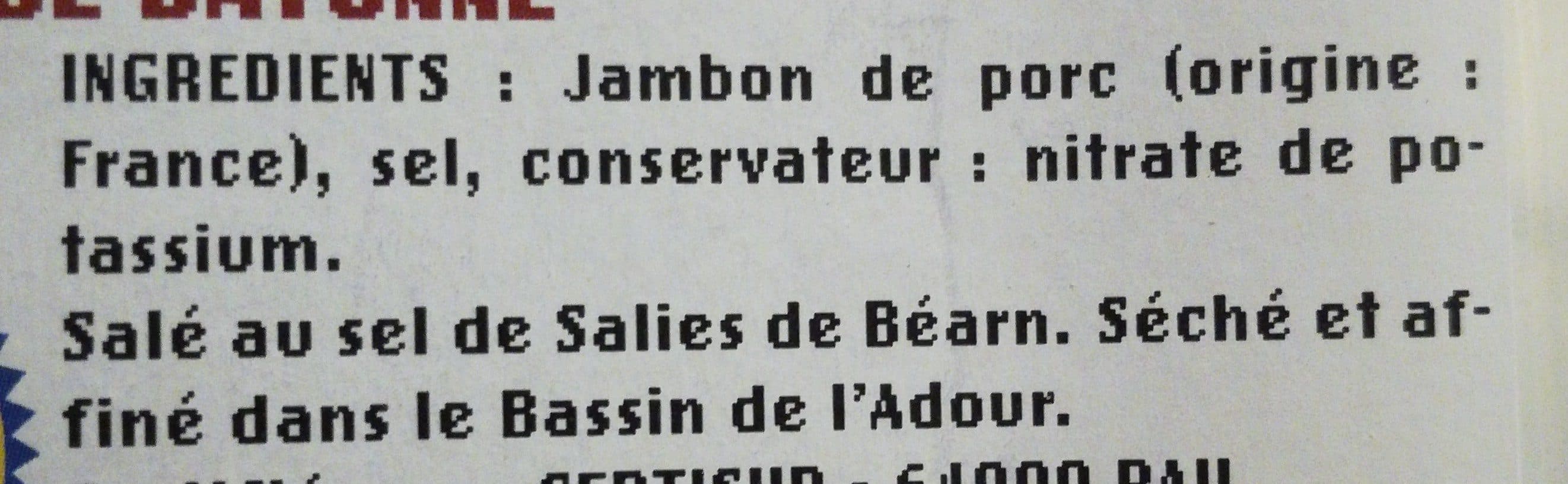 Open Food Facts Jambon de Bayonne packshot
