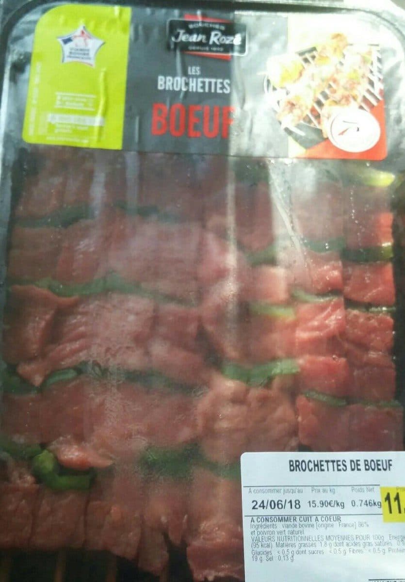 Jean Rozé Brochettes de boeuf packshot