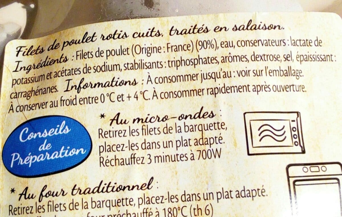 Volaé Filets de poulet rôtis packshot