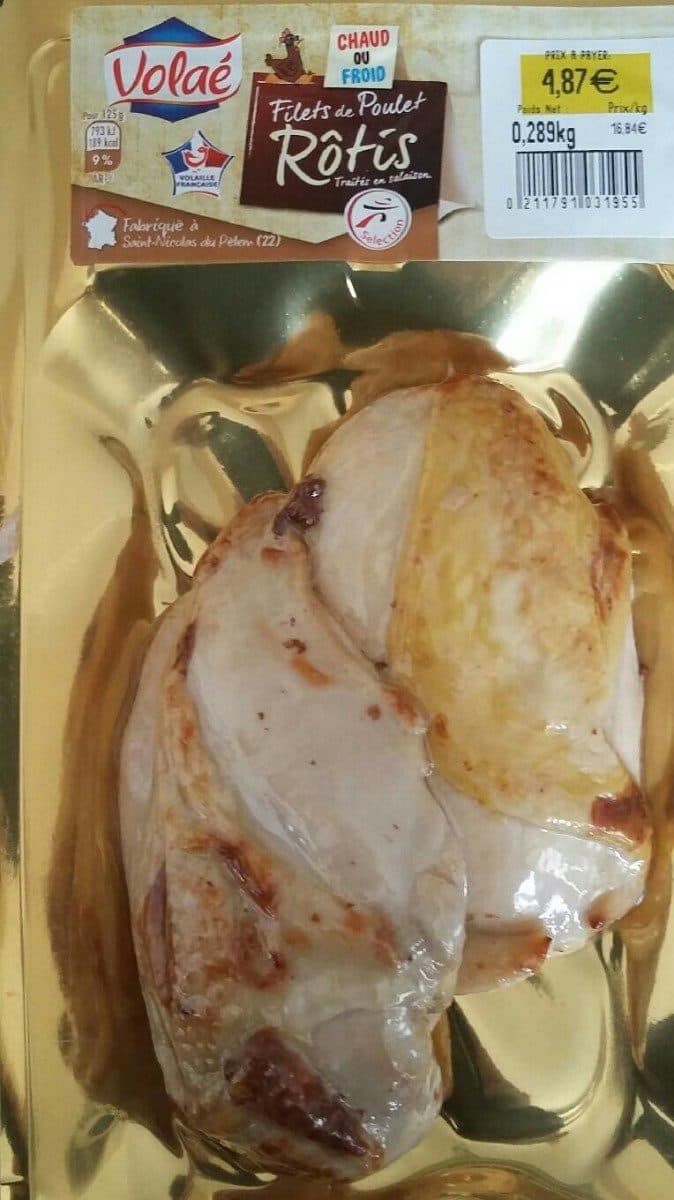 Open Food Facts Filet de Poulet Rôtis packshot