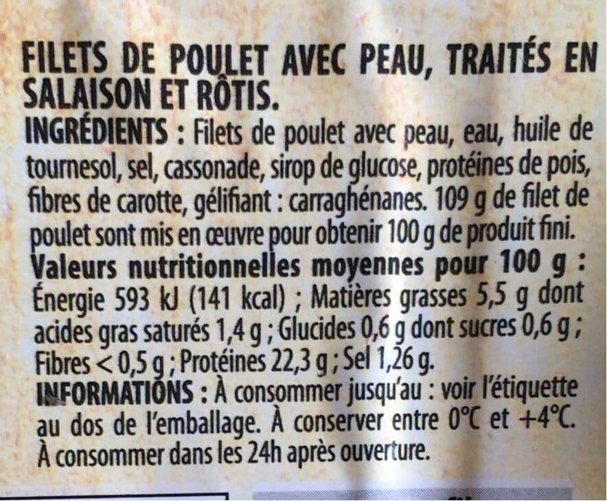 Volaé Filet de poulet rotis packshot