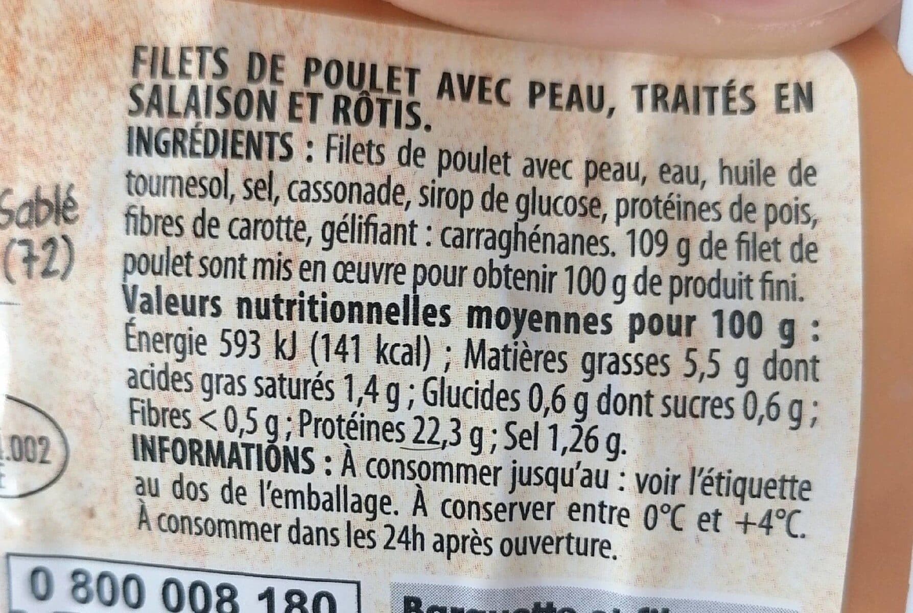 Volaé Filet de poulet roti packshot