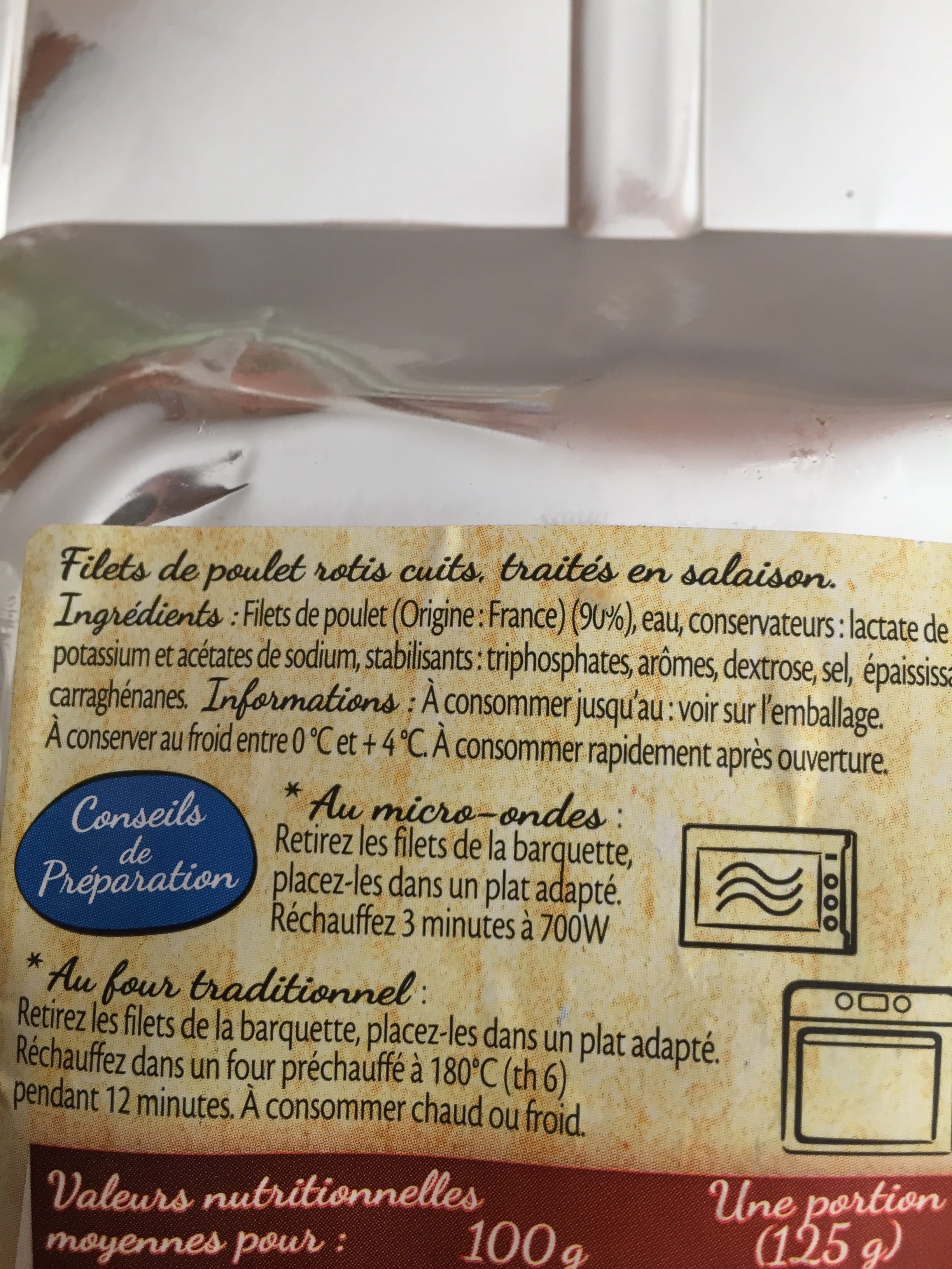 Volaé Fillet de poulet rotis packshot