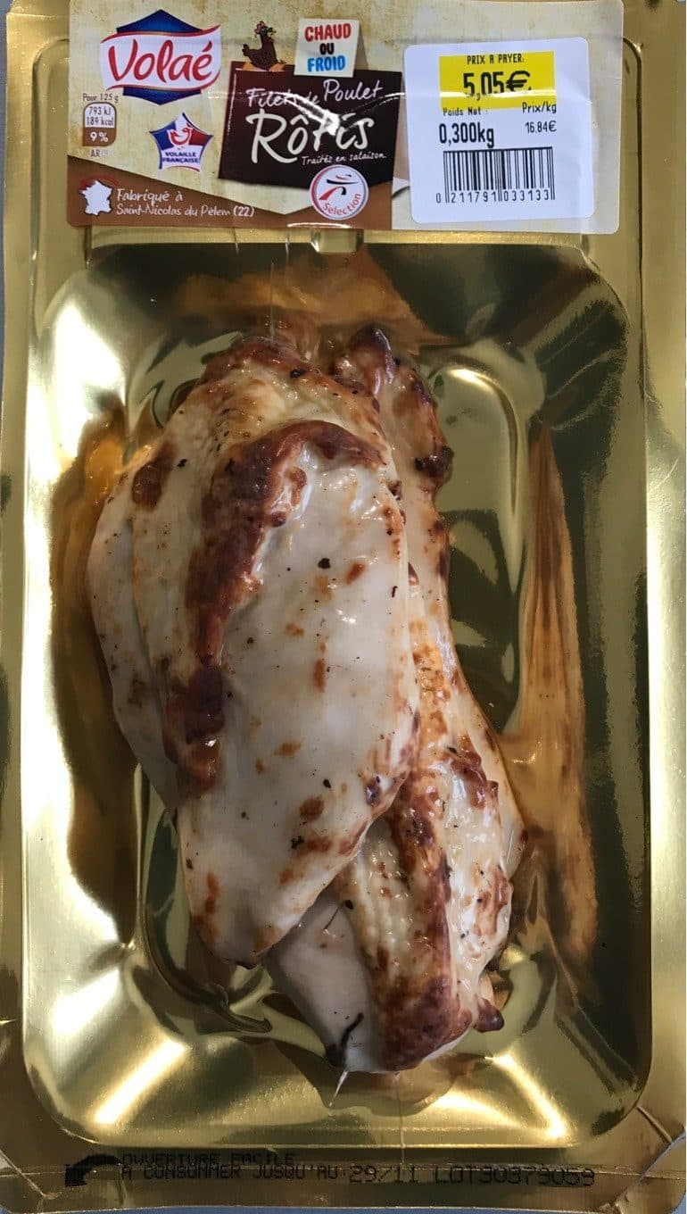Volaé Filets de poulet rôti packshot