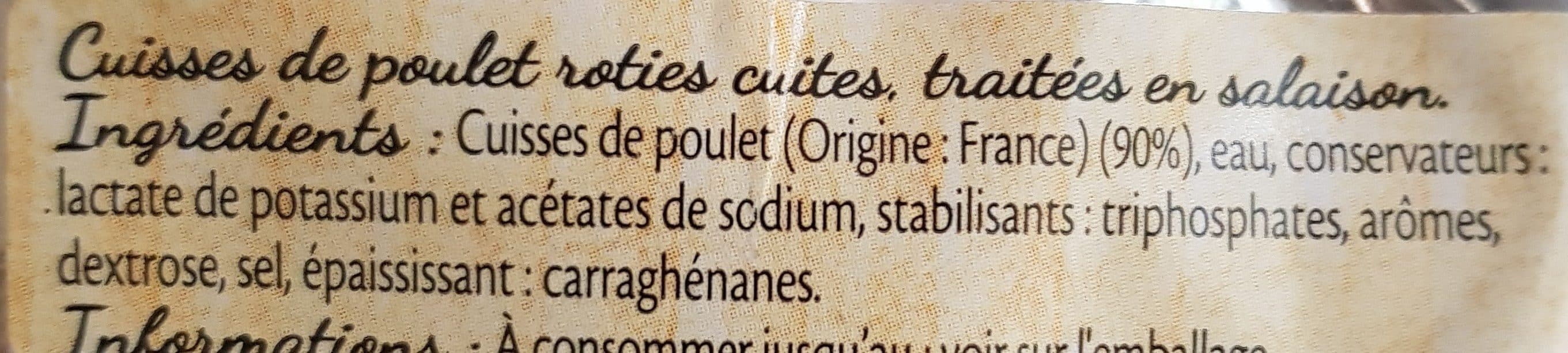 Volaé Cuisse de poulet rôti packshot