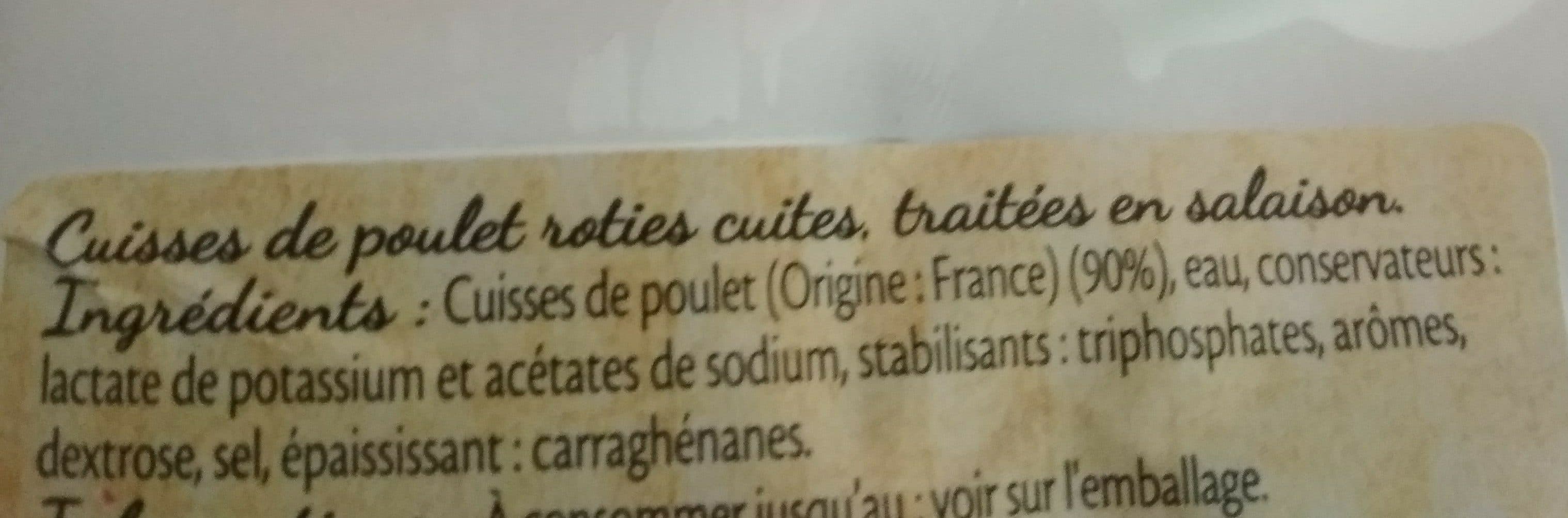 Volaé Cuisses poulet roties packshot