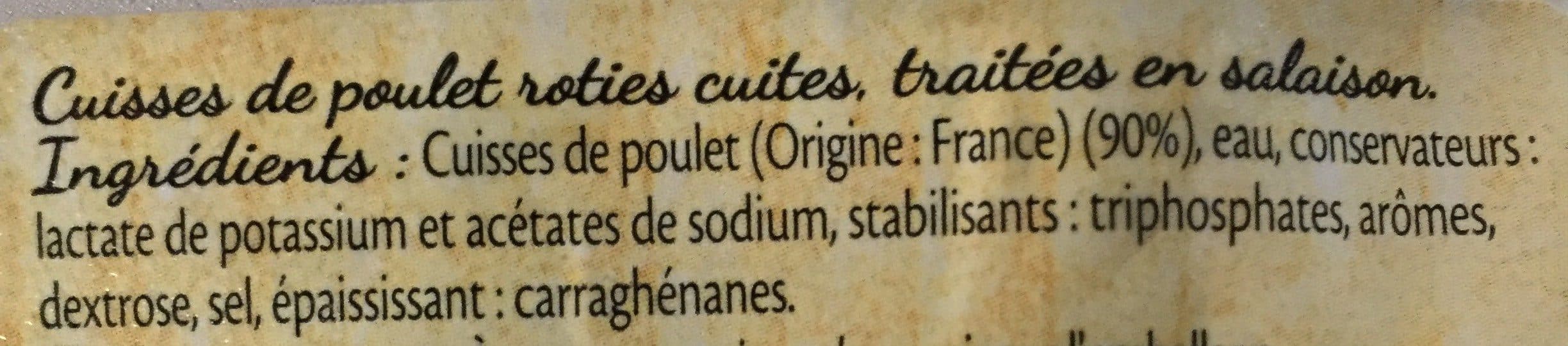 Open Food Facts Cuisses de poulet roties packshot