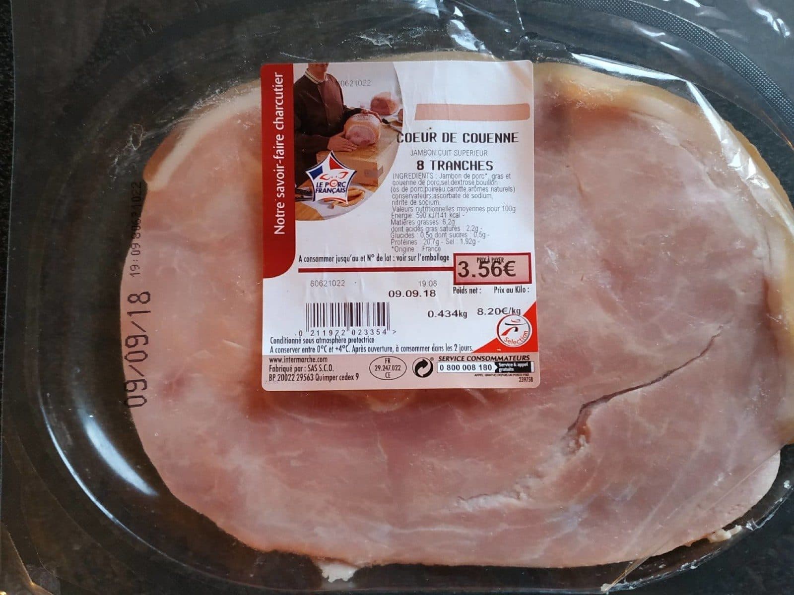 Open Food Facts Cœur de couenne packshot