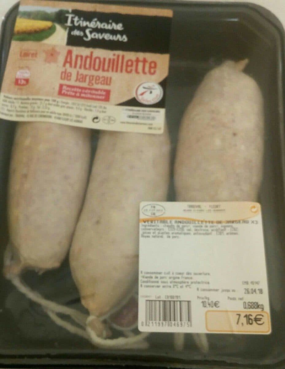 Open Food Facts Andouillette de Jargeau packshot
