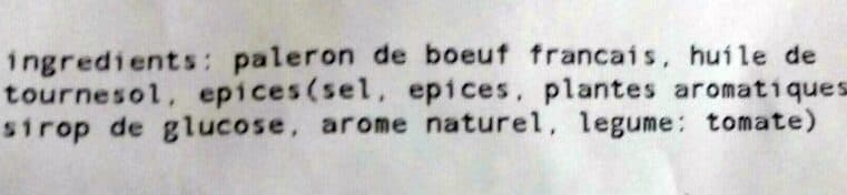 Open Food Facts Paleron mariné packshot
