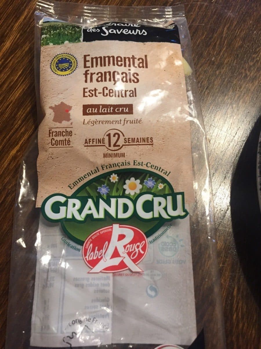 Itinéraire des saveurs Emmental francais est-central Grand cru packshot
