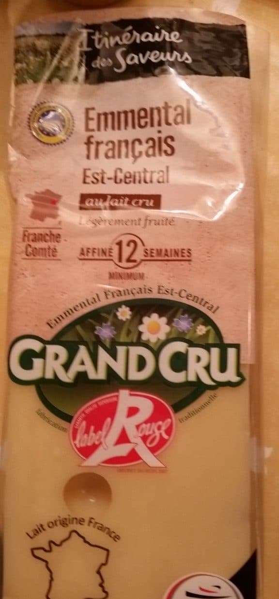 Grand Cru Label Rouge Emmental français packshot