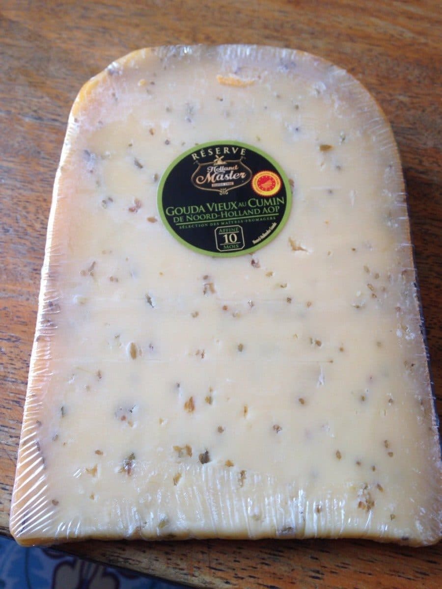 Holland master gouda vieux au cumin AOP packshot