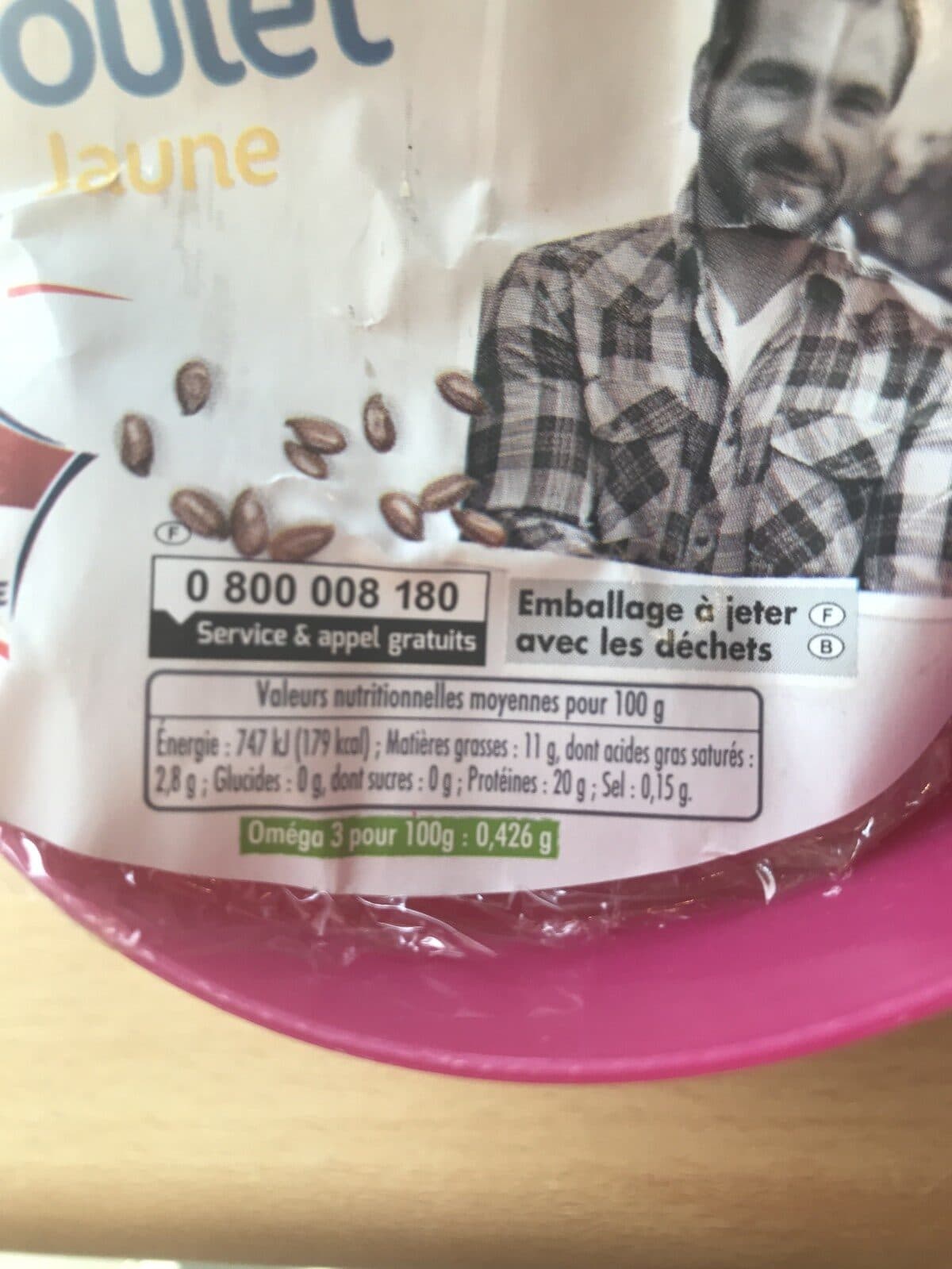 Volaé Poulet jaune pret a cuire packshot