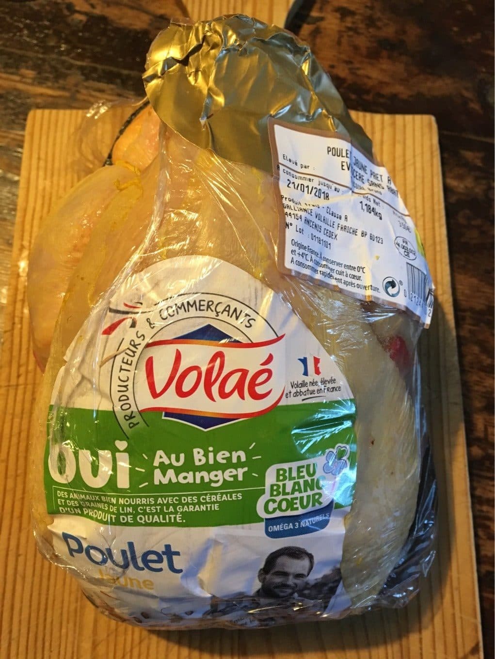 Volaé Poulet jaune packshot